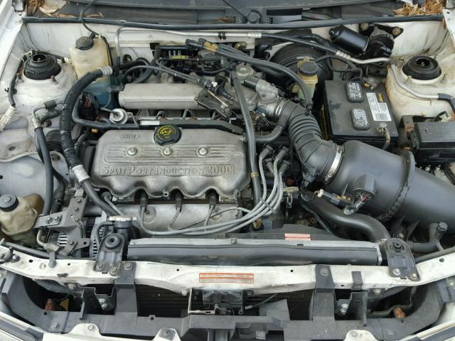 3FALP15P1VR166285 - 1997 FORD ESCORT LX WHITE photo 7