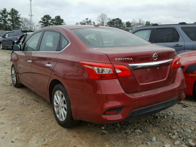 3N1AB7AP8GY311598 - 2016 NISSAN SENTRA S RED photo 3