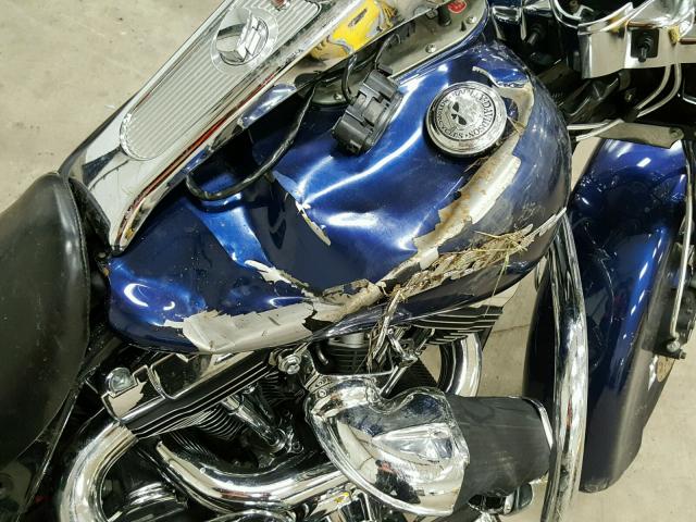 1HD1DDV181Y614684 - 2001 HARLEY-DAVIDSON FLHT BLUE photo 9