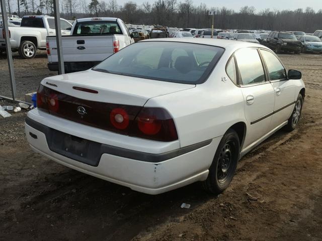 2G1WF52E539403263 - 2003 CHEVROLET IMPALA 白色 照片 4