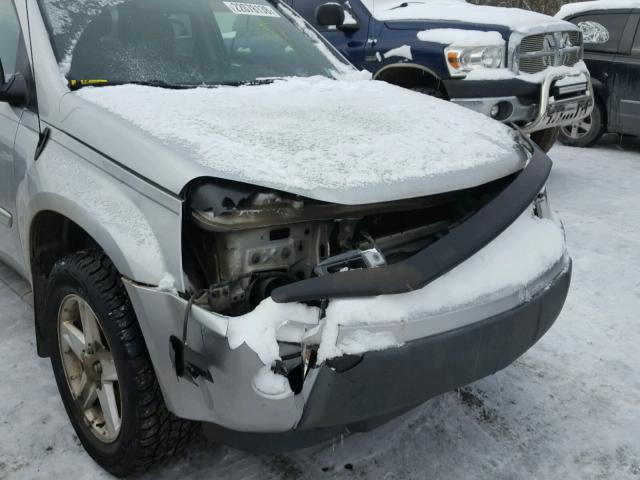 2CNDL73F056184268 - 2005 CHEVROLET EQUINOX LT GRAY photo 9