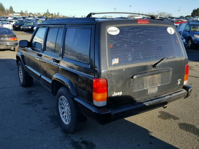 1J4FJB8SXWL194935 - 1998 JEEP CHEROKEE S BLACK photo 3