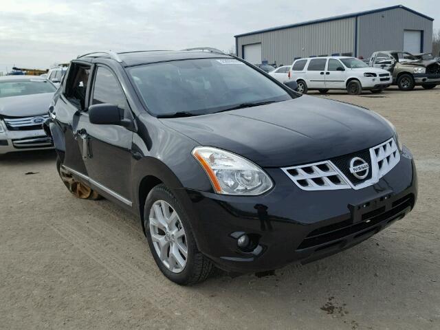 JN8AS5MV8BW682972 - 2011 NISSAN ROGUE S BLACK photo 1