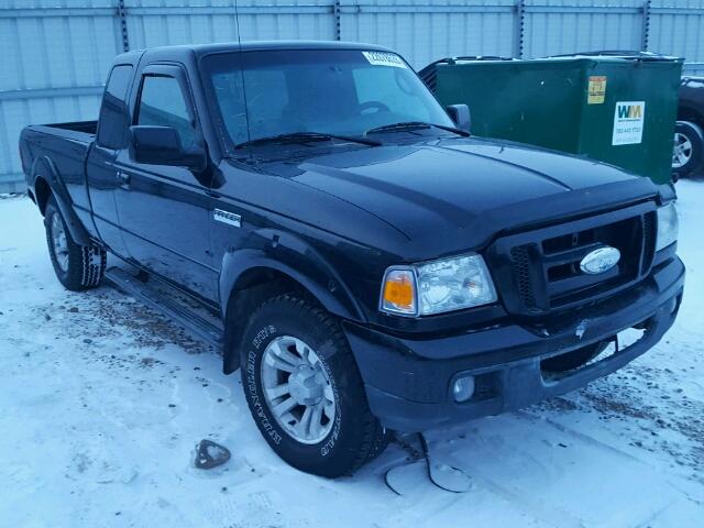 1FTYR44U86PA77020 - 2006 FORD RANGER SUP BLACK photo 1