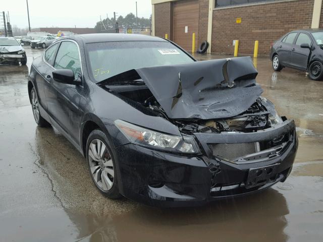 1HGCS1B31AA011476 - 2010 HONDA ACCORD LX BLACK photo 1