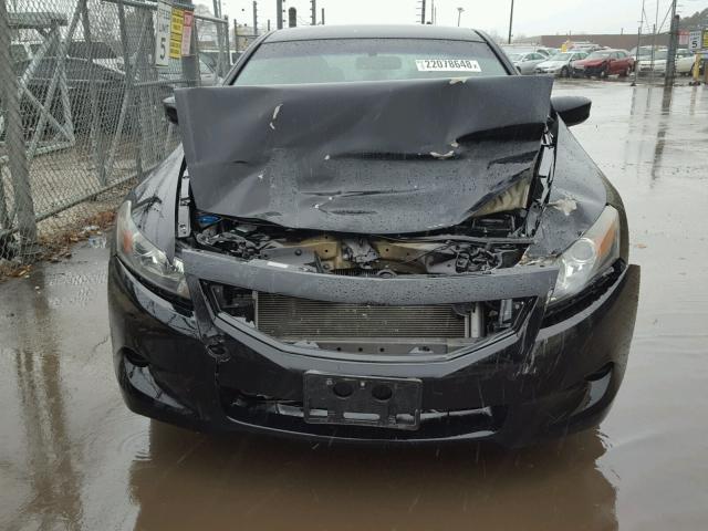 1HGCS1B31AA011476 - 2010 HONDA ACCORD LX BLACK photo 9