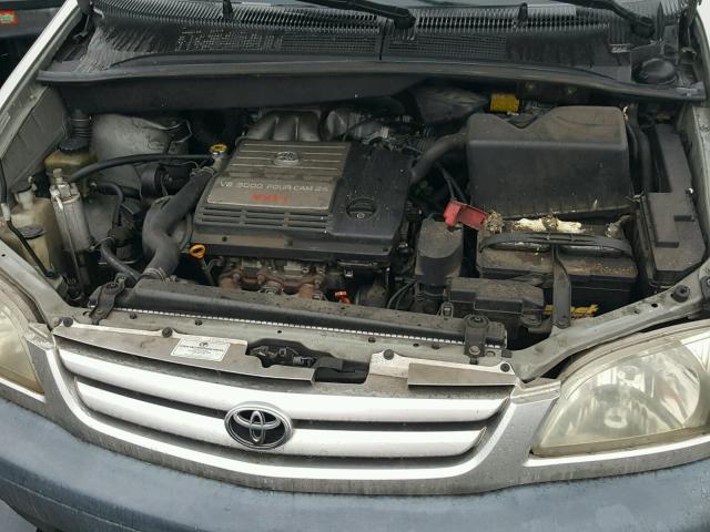 4T3ZF13C81U359689 - 2001 TOYOTA SIENNA LE GRAY photo 7