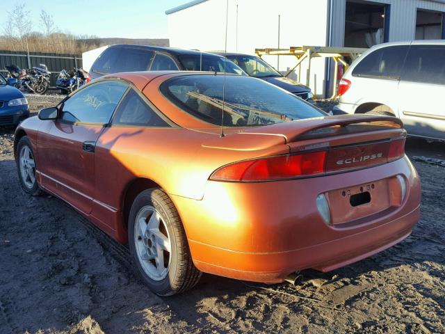 4A3AK44Y7SE186838 - 1995 MITSUBISHI ECLIPSE GS ORANGE photo 3