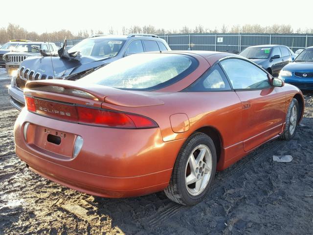 4A3AK44Y7SE186838 - 1995 MITSUBISHI ECLIPSE GS ORANGE photo 4