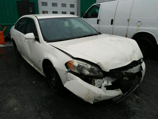 2G1WS57M091141266 - 2009 CHEVROLET IMPALA POL WHITE photo 1