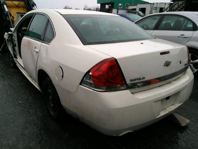 2G1WS57M091141266 - 2009 CHEVROLET IMPALA POL WHITE photo 3