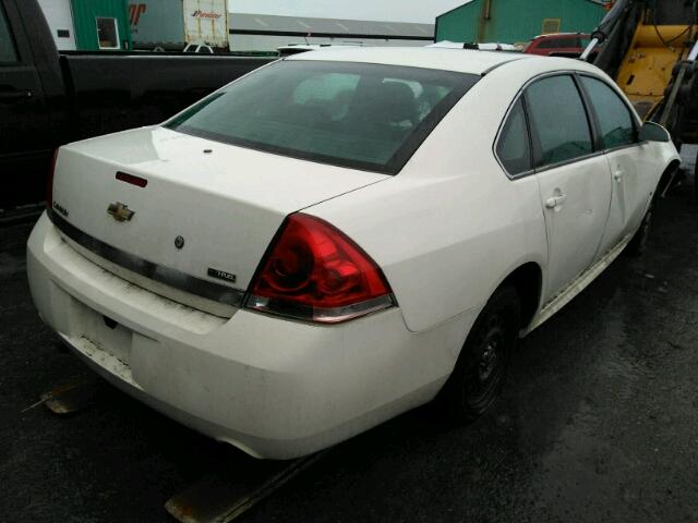 2G1WS57M091141266 - 2009 CHEVROLET IMPALA POL WHITE photo 4