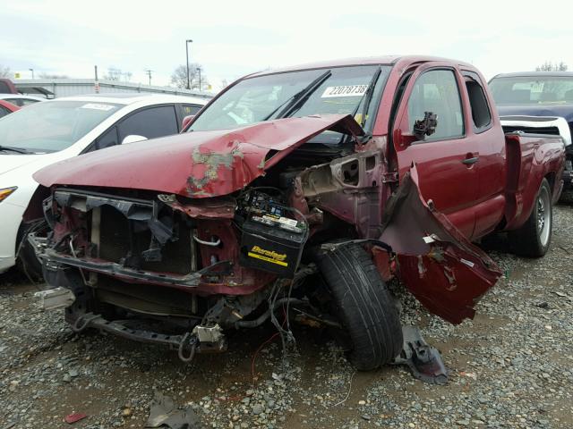 5TETX22N35Z099126 - 2005 TOYOTA TACOMA ACC MAROON photo 2