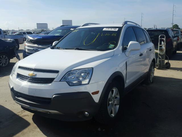 3GNAL2EK7DS621260 - 2013 CHEVROLET CAPTIVA LS WHITE photo 2