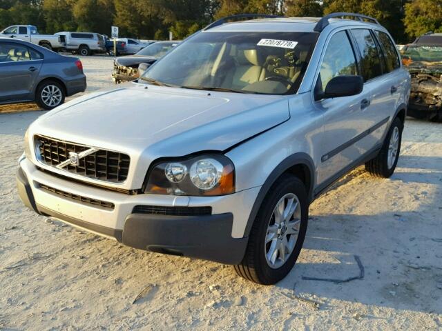 YV1CZ911651192079 - 2005 VOLVO XC90 T6 SILVER photo 2