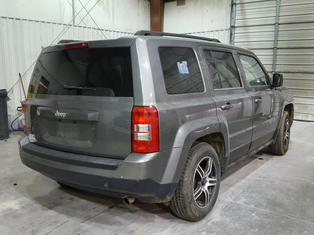 1C4NJPBA4CD585938 - 2012 JEEP PATRIOT SP GRAY photo 4