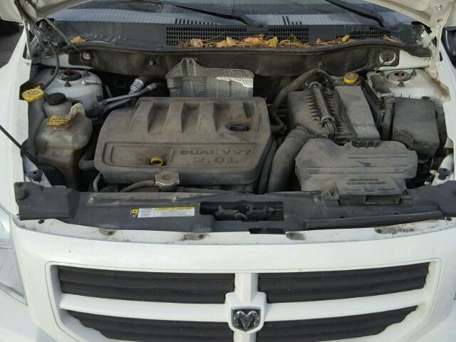 1B3HB28B47D507521 - 2007 DODGE CALIBER WHITE photo 7