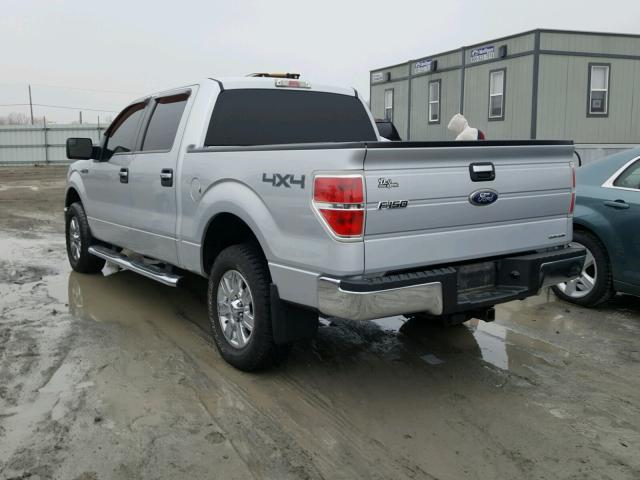 1FTFW1EF2BKD71339 - 2011 FORD F150 SUPER SILVER photo 3