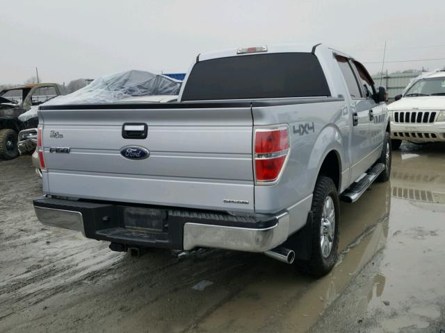 1FTFW1EF2BKD71339 - 2011 FORD F150 SUPER SILVER photo 4