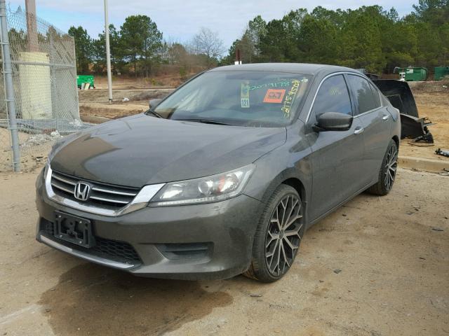 1HGCR2F36EA124034 - 2014 HONDA ACCORD LX BLACK photo 2