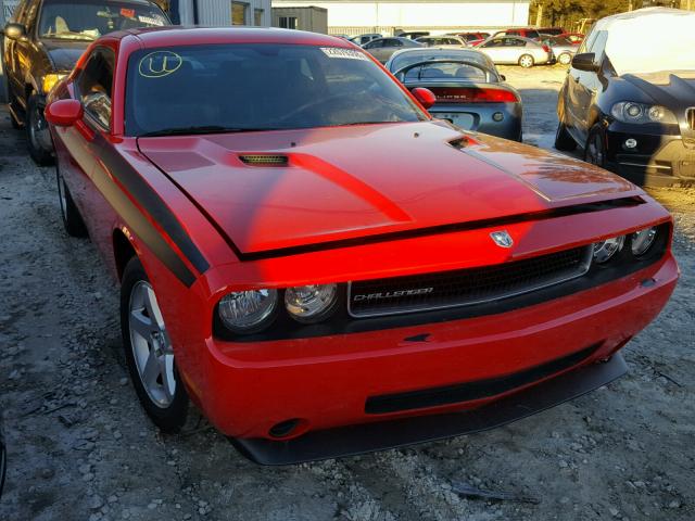 2B3CJ4DV0AH157517 - 2010 DODGE CHALLENGER RED photo 1