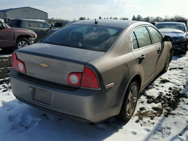 1G1ZB5EB6AF138271 - 2010 CHEVROLET MALIBU LS GOLD photo 4