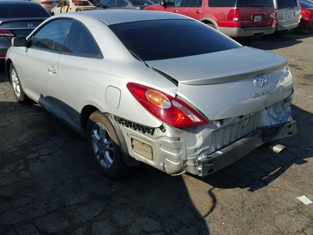 4T1CE38P96U721044 - 2006 TOYOTA CAMRY SOLA SILVER photo 3
