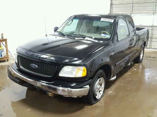 1FTRX17223NA61096 - 2003 FORD F150 BLACK photo 2