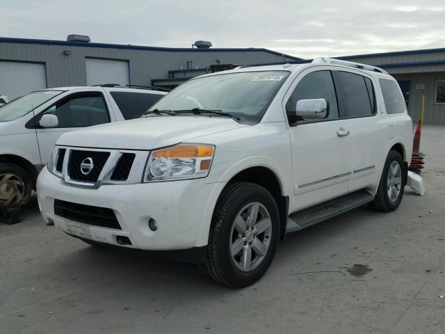 5N1AA0NC4CN611253 - 2012 NISSAN ARMADA SV WHITE photo 2