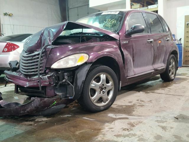 3C4FY4BB81T578599 - 2001 CHRYSLER PT CRUISER PURPLE photo 2