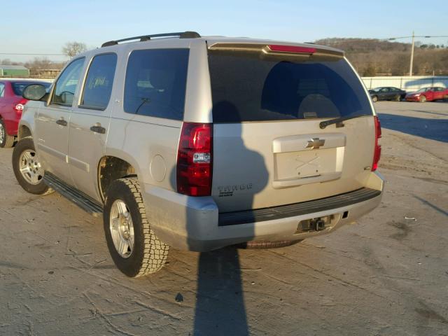 1GNFC13057J274342 - 2007 CHEVROLET TAHOE C150 SILVER photo 3