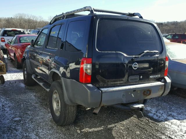 5N1ED28T23C652900 - 2003 NISSAN XTERRA XE BLACK photo 3