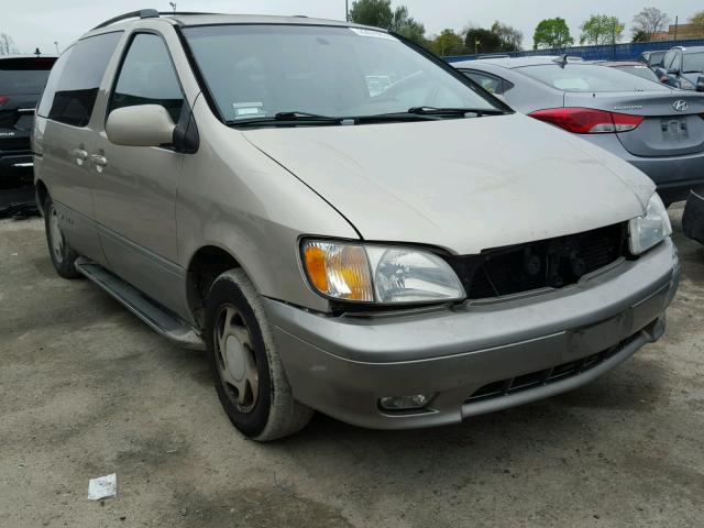 4T3ZF13C61U355060 - 2001 TOYOTA SIENNA LE GOLD photo 1