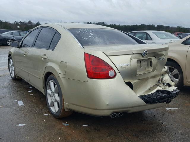 1N4BA41E24C813762 - 2004 NISSAN MAXIMA SE GOLD photo 3