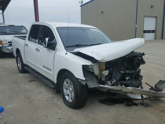 1N6BA07A26N559661 - 2006 NISSAN TITAN XE WHITE photo 1