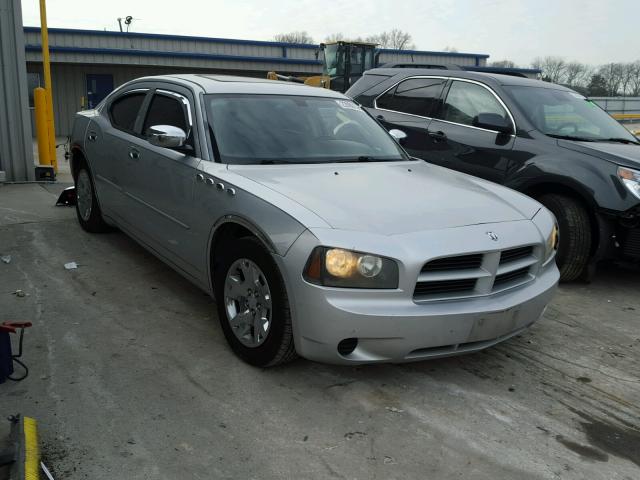 2B3KA43R66H327144 - 2006 DODGE CHARGER SE SILVER photo 1