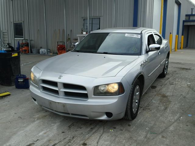 2B3KA43R66H327144 - 2006 DODGE CHARGER SE SILVER photo 2