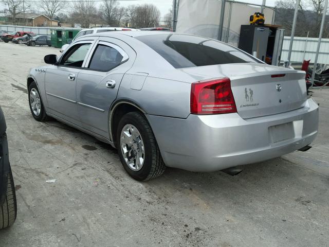 2B3KA43R66H327144 - 2006 DODGE CHARGER SE SILVER photo 3