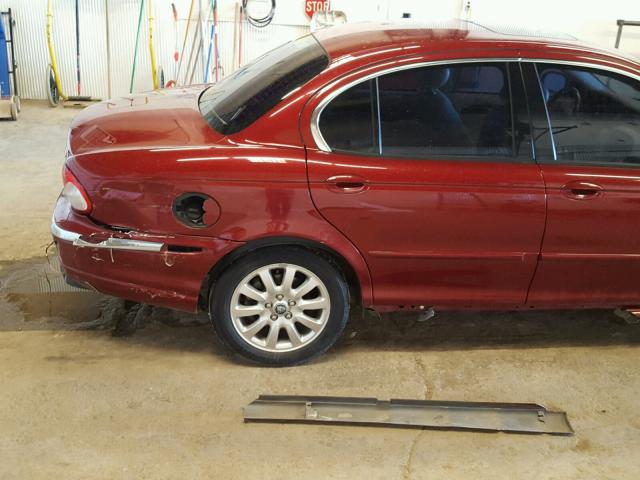 SAJEA51D22XC64045 - 2002 JAGUAR X-TYPE 2.5 RED photo 9