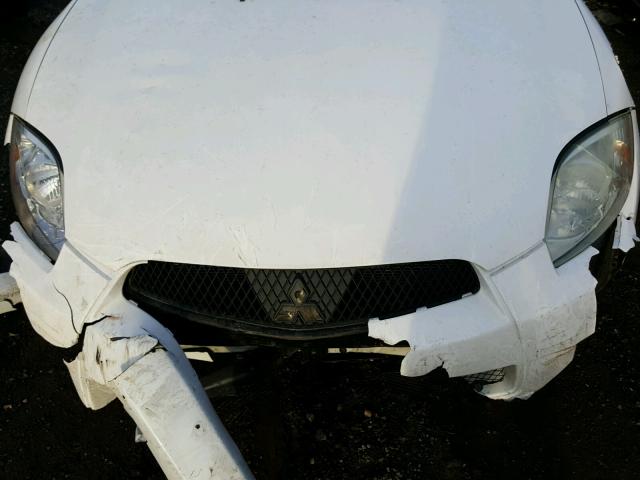 4A3AL25F29E040274 - 2009 MITSUBISHI ECLIPSE SP WHITE photo 7