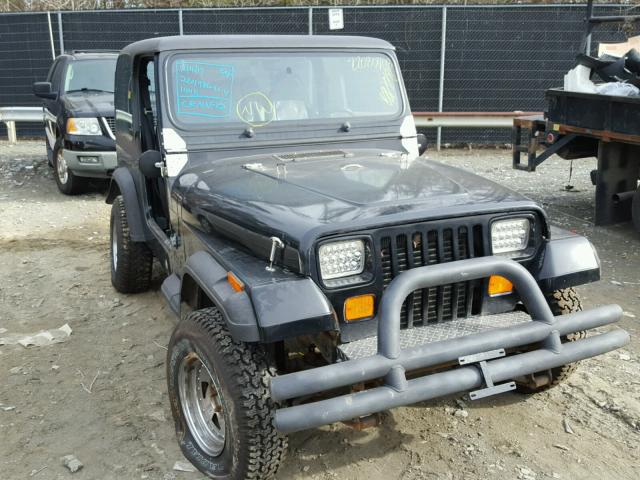 2J4FY19P0NJ537076 - 1992 JEEP WRANGLER / BLACK photo 1