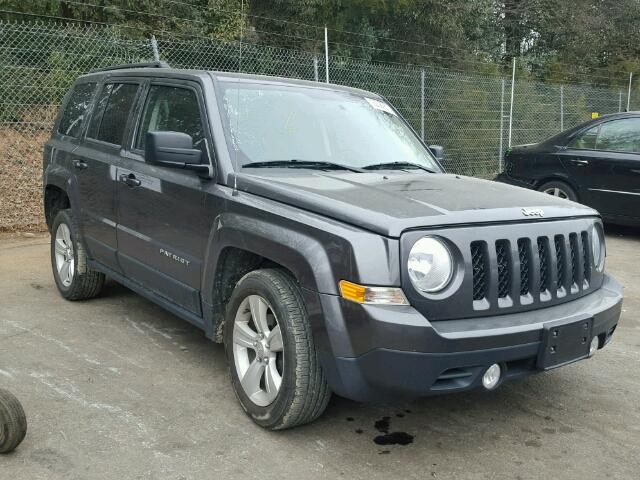 1C4NJRFBXED766382 - 2014 JEEP PATRIOT LA GRAY photo 1