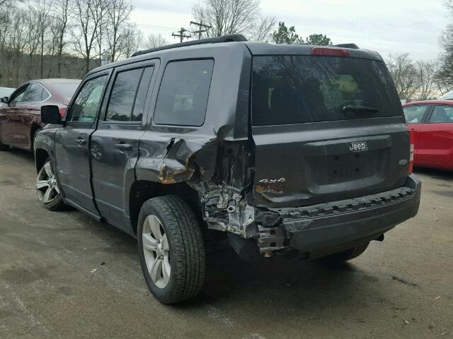 1C4NJRFBXED766382 - 2014 JEEP PATRIOT LA GRAY photo 3