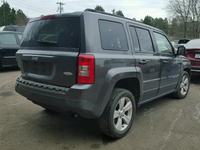 1C4NJRFBXED766382 - 2014 JEEP PATRIOT LA GRAY photo 4