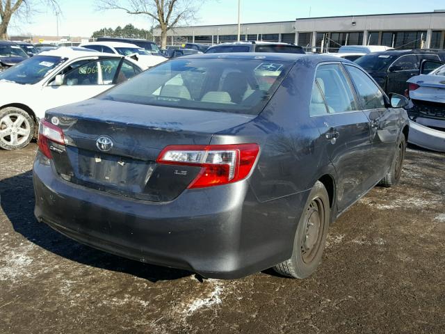 4T4BF1FK7CR270024 - 2012 TOYOTA CAMRY BASE 灰色 照片 4