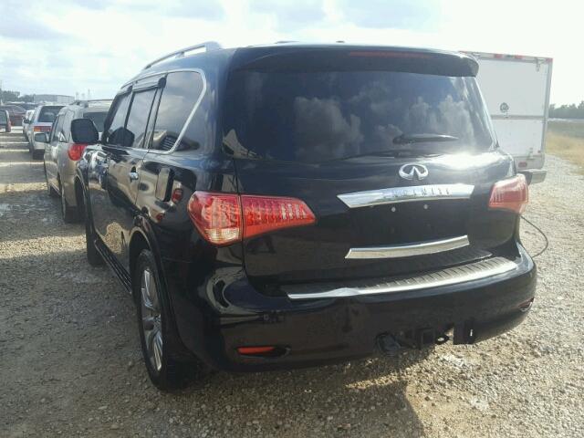 JN8AZ2ND1C9716055 - 2012 INFINITI QX56 BLACK photo 3