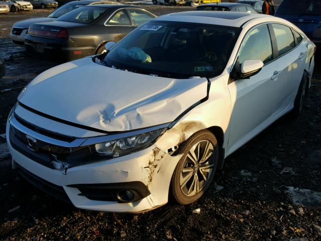 19XFC1F78HE002433 - 2017 HONDA CIVIC EXL WHITE photo 2