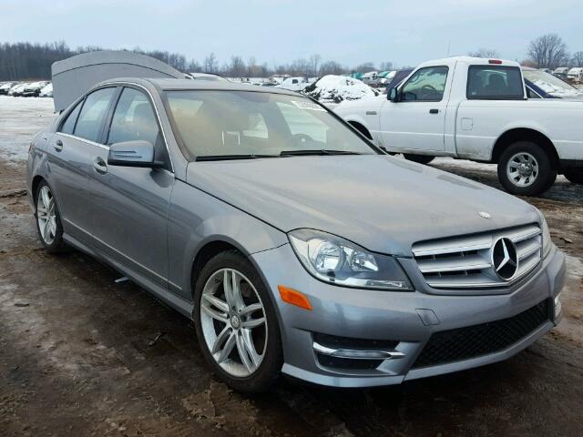 WDDGF8AB5DR252037 - 2013 MERCEDES-BENZ C 300 4MAT GRAY photo 1