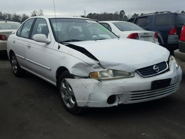 3N1CB51D83L779826 - 2003 NISSAN SENTRA XE WHITE photo 1