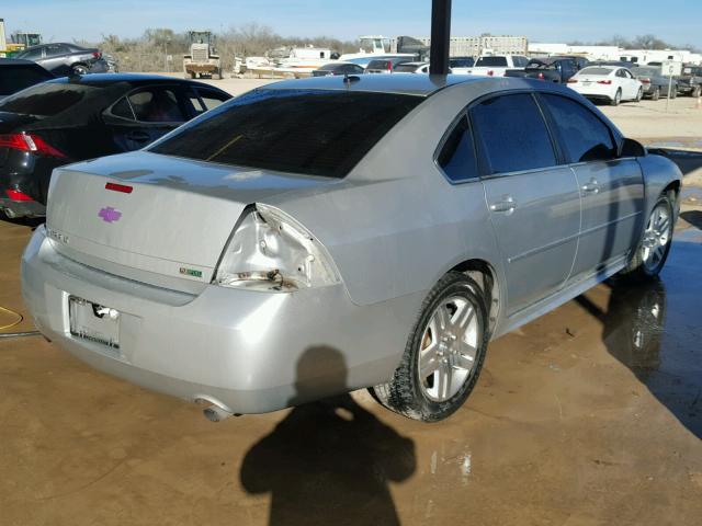 2G1WG5E39D1235862 - 2013 CHEVROLET IMPALA LT SILVER photo 4